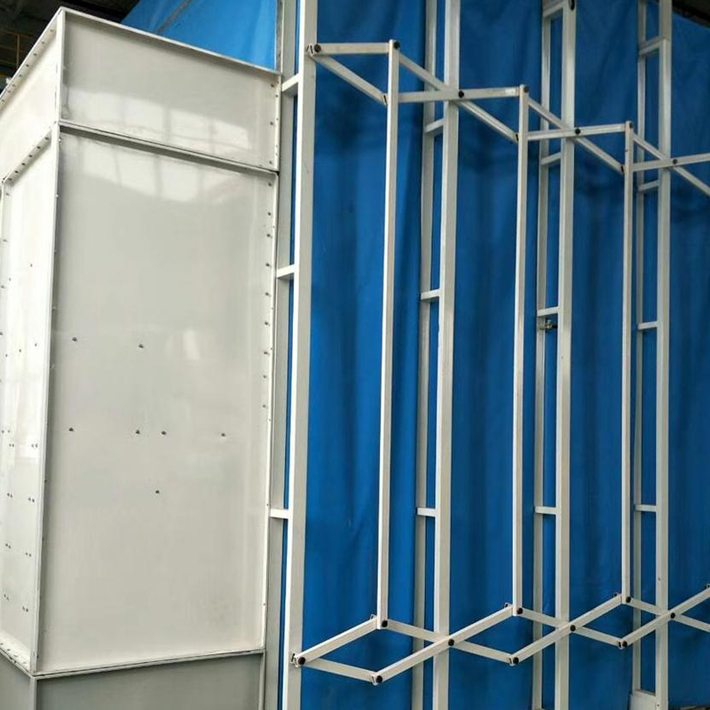Behúzható mobil szóró- és csiszolókabin